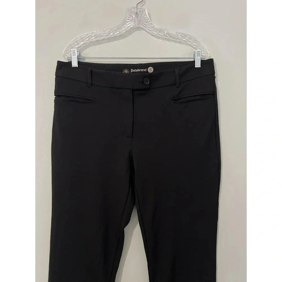 Betabrand Pants Women’s XL Long Black Crop Lite Yoga Stretch Dress Pant - Picture 5 of 15